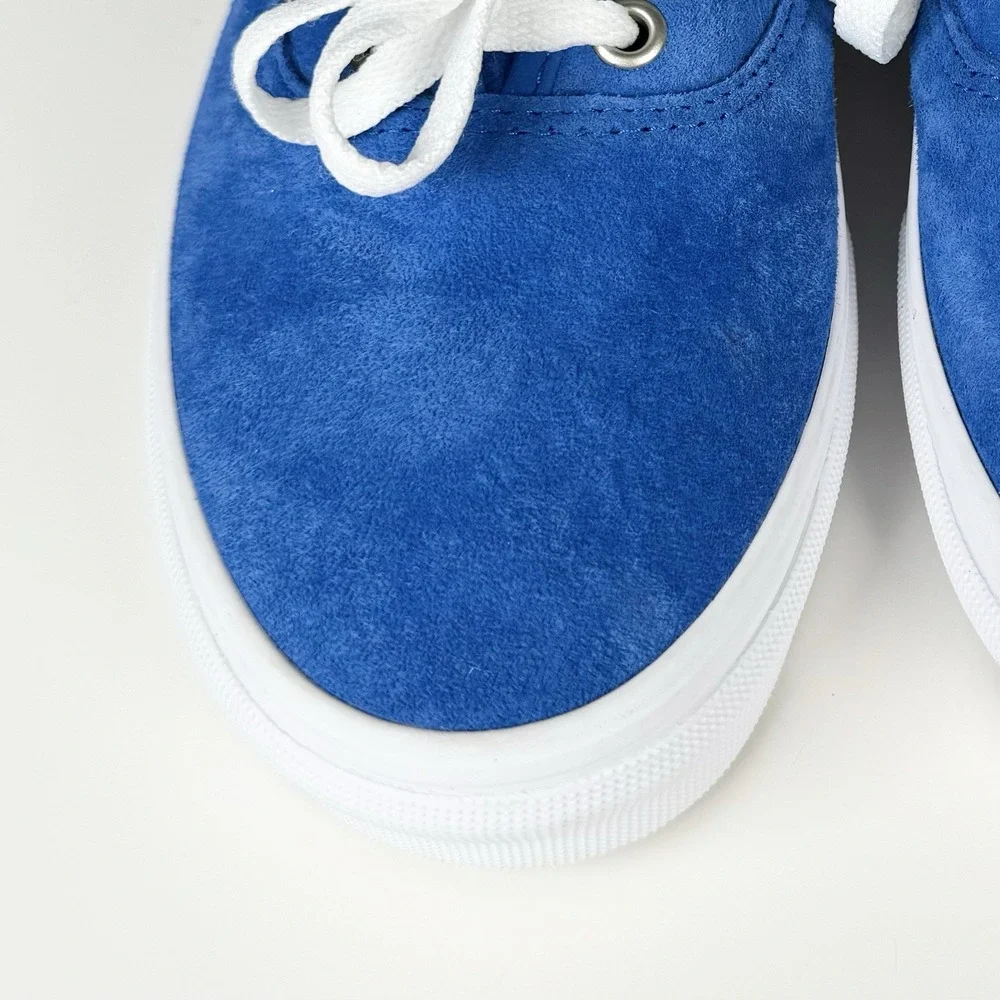 Vans Suede Blue 721356 Scotchgard 3M Size Men 5.5 / Woman 7 - NEW